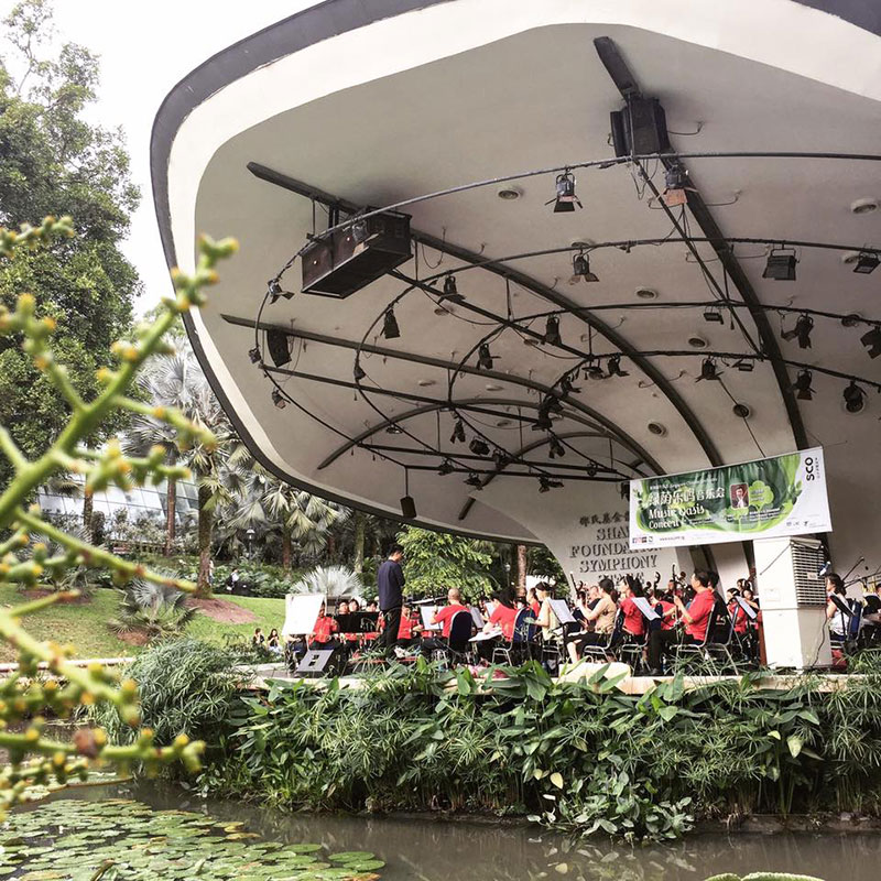 新加坡华乐团绿荫乐鸣音乐会:中国乐行